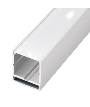 FULLWAT - ECOXM-42S-2D.  Profil de surface | suspendre en aluminium  anodisé - 2000mm - IP40