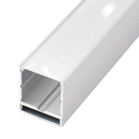 FULLWAT - ECOXM-42S-2D.  Profil de surface | suspendre en aluminium  anodisé - 2000mm - IP40