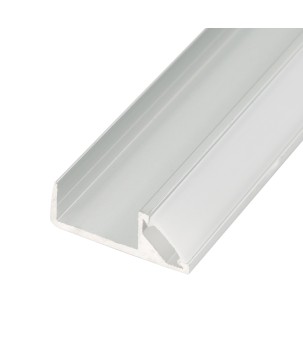 FULLWAT - ECOXM-BLD-2D.  Profil pour les meubles en aluminium  anodisé classe pour les chauves - 2000mm - IP40