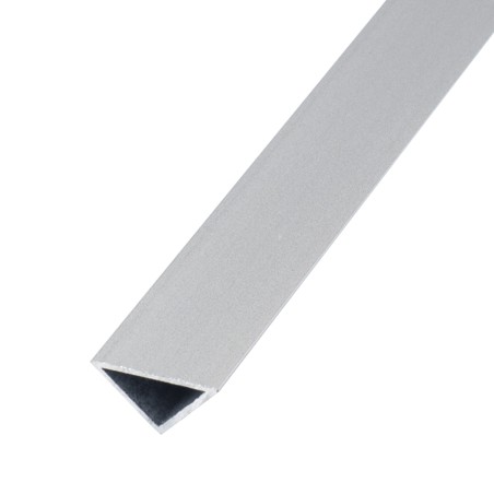 FULLWAT - ECOXM-TRR-2D. Aluminiumprofil flache platte. eloxiert des Stils dreieckig - 2000mm