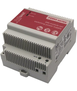 FULLWAT - FDIN4-12.  Fuente de alimentación conmutada de 54W. 90 ~ 264 Vac - 12Vdc / 4,5A