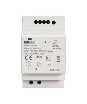 FULLWAT - FDIN4-12V2.  Fuente de alimentación conmutada de 54W. 100 ~ 240 Vac - 12Vdc / 4,5A