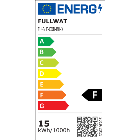 FULLWAT - FU-BLF-COB-BH-X/25. Professional LED strip. 2700K  - Extra-warm white - 24Vdc - 1245 Lm/m - IP20