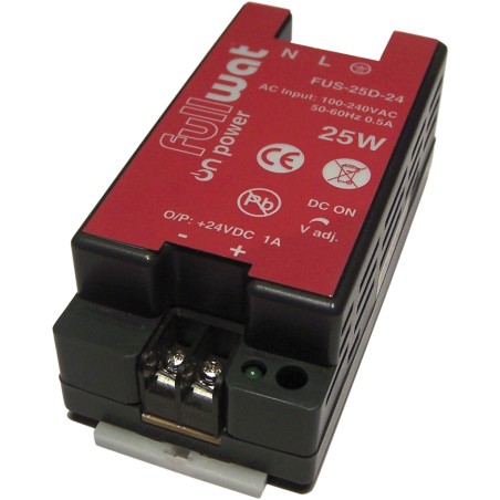 FULLWAT - FUS-25D-24.  Fuente de alimentación conmutada de 24W. 90 ~ 264 Vac - 24Vdc / 1A