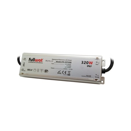 FULLWAT - IPX-32P24M.  Schaltnetzteil von 320W. 90 ~ 264 Vac  - 24Vdc  / 13,3A