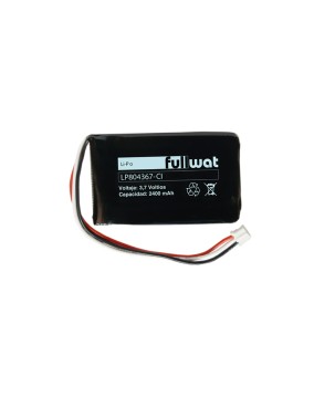 FULLWAT - LP804367-CI. Batteria ricaricabile prismática  di Li-Po. 3,7Vdc / 2,400Ah