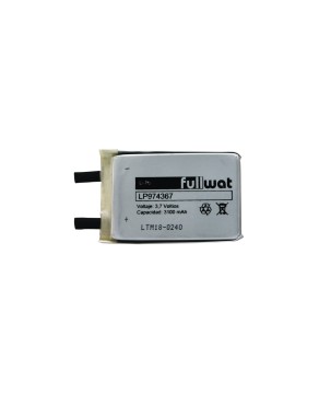 FULLWAT - LP974367. Batteria ricaricabile prismática  di Li-Po. 3,7Vdc / 3,100Ah