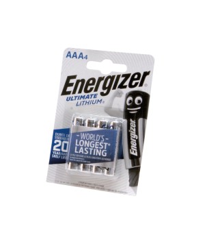 ENERGIZER -  LR03LI.  Pilha de lítio  em formato cilíndrica. 1,5Vdc 