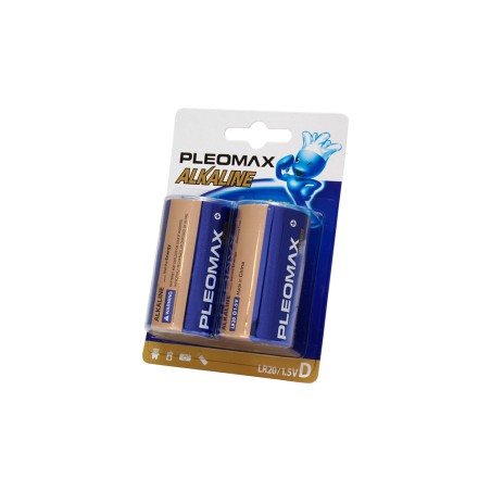 PLEOMAX BY SAMSUNG - LRS20B. Cylindrical shape alkaline battery /  D (LR20). 1,5Vdc