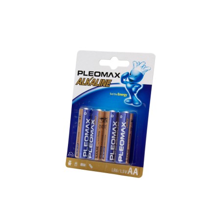 PLEOMAX BY SAMSUNG - LRS6B. Cylindrical shape alkaline battery /  AA (LR06). 1,5Vdc