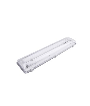 FULLWAT - LUMEX-T8L-1X06P. Fixture for 1 pc T8 LED tube 600mm length - IP65.