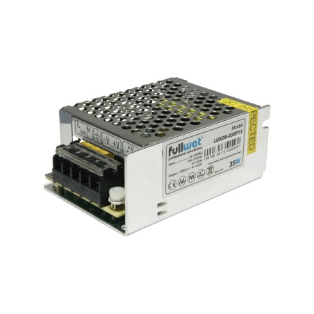 FULLWAT - LUXOR-035P12.  Schaltnetzteil von 35W. 90 ~ 264 Vac  - 12Vdc  / 3A