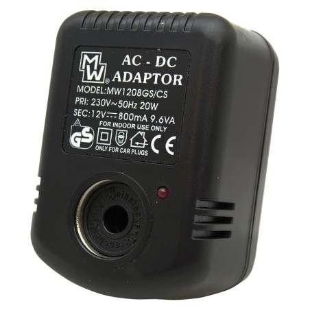 MINWA - MW1208CS. AC/DC Adaptateur de voltage 10W.  12 Vdc / 0,8A