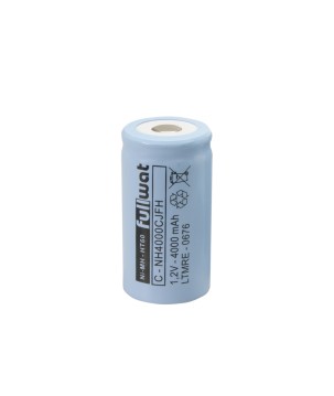 FULLWAT - NH4000CJFH. Ni-MH cylindrical rechargeable battery. C model . 1,2Vdc / 4Ah