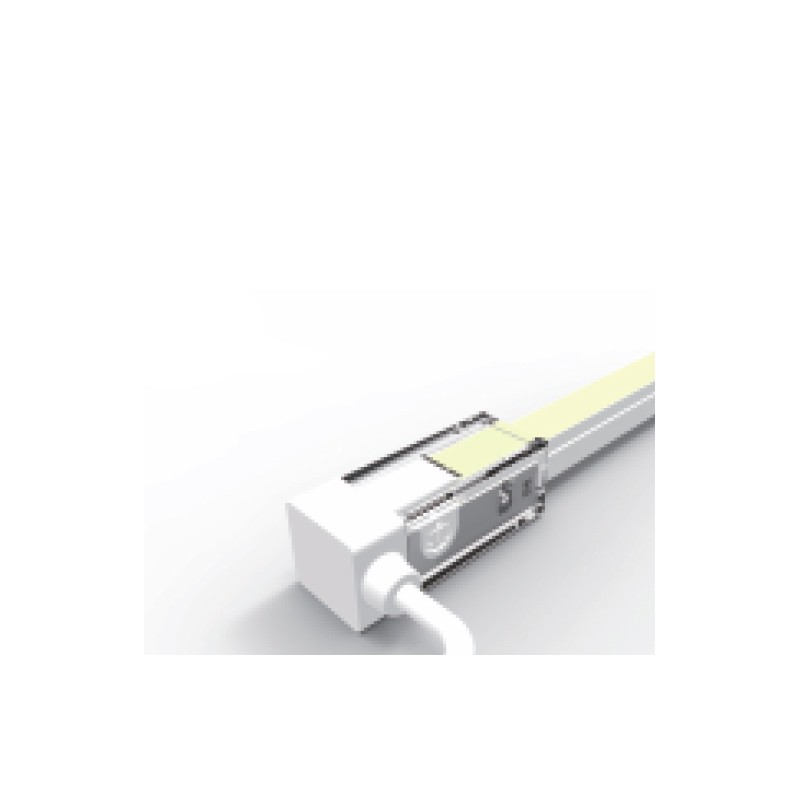 FULLWAT - NL-1010H-WIRE-LR. Conector inicial acodado para Neón LED de la serie NL-1010H-B*