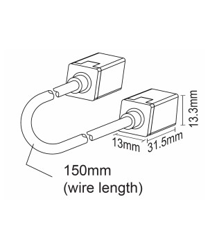 FULLWAT - NL-9410V-JOIN. Conector de unión para Neón LED de la serie NL-9410V-B*