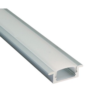 FULLWAT - TECOX-7E-2D/FX. Aluminum profile  for recessed mounting. Anodized.  2000mm