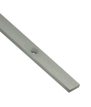 FULLWAT - TECOX-TWO. Aluminum profile  for flat plate mounting. Anodized.  1000mm