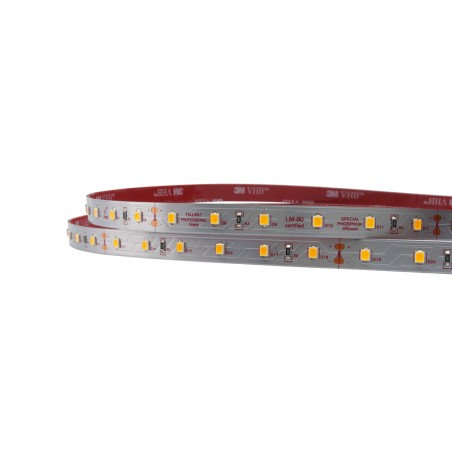 FULLWAT - DECCOR-2835-B2-X. Professional LED strip. 2100K  - Golden yellow - 24Vdc - 588 Lm/m - IP20