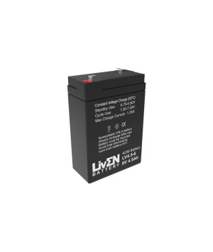 LIVEN - LV5-12. Bateria recarregável de chumbo ácido en tecnologia AGM-VRLA. Série  LV. 12Vdc / 5Ah