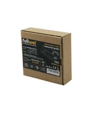 FULLWAT - MYNOX-075P24.  Fuente de alimentación conmutada de 75W. 90 ~ 264 Vac - 24Vdc / 3,2A