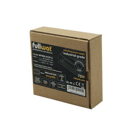 FULLWAT - MYNOX-075P24.  Fuente de alimentación conmutada de 75W. 90 ~ 264 Vac - 24Vdc / 3,2A