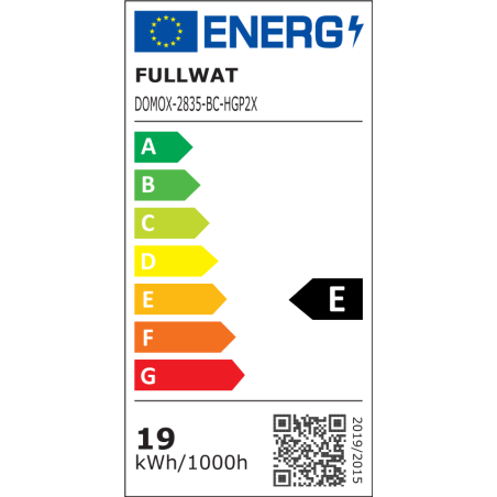 FULLWAT - DOMOX-2835BC-HGP2X50. LED-Streifen  normal. 3000K - Warmweiß - 24Vdc - 2040 Lm/m - IP20