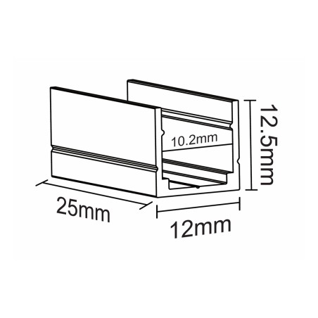 FULLWAT - NL-1010-CLIP. Clip de sujección para Neón LED de la serie NL-1010-*