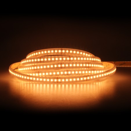 FULLWAT - DOMOX-2835-21-4WDX. Standard LED strip. 2100K  - Golden - 24Vdc - 1850 Lm/m - IP65