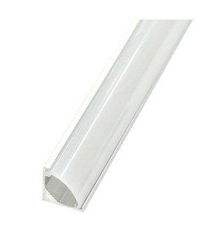 FULLWAT - ECOXM-45D-2D. Aluminum profile  for corner mounting. Anodized.  2000mm