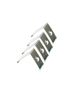 FULLWAT - ECOXM-45G-2D. Aluminum profile  for corner mounting. Anodized.  2000mm