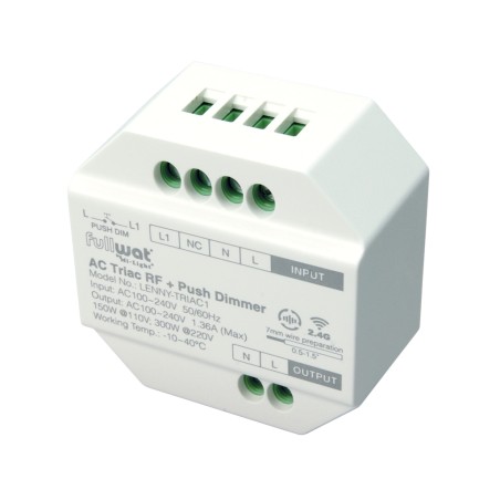 FULLWAT - LENNY-TRIAC1. Receptor color blanco DIM