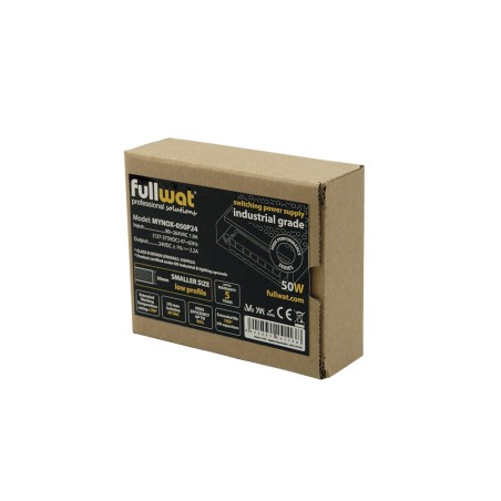 FULLWAT - MYNOX-050P15.  Fuente de alimentación conmutada de 50W. 90 ~ 264 Vac - 15Vdc / 3,4A