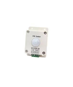 FULLWAT - KRYDIM-PIR. Interruptor-Switch de superficie, detección pir movimiento.  12-24 Vdc - 8A