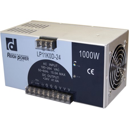 REIGN POWER - RP-LP11K0D-48TN. Source d'alimentation commuté de 1000W. 180 ~ 264  Vac - 48Vdc / 20,8A