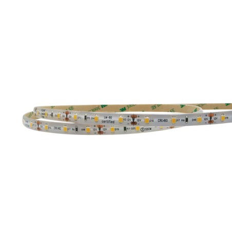 FULLWAT - DOMOX-2835-BF-001. Standard LED strip. 6500K  - Cool white - 12Vdc - 480 Lm/m - IP20