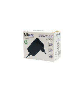 FULLWAT - FU-A1000-2.  AC/DC-Steckernetzteil  12W.  3 ~ 12 Vdc / 1A