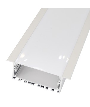 FULLWAT - ECOXM-70E-2D. Aluminum profile  for recessed mounting. Anodized.  2000mm