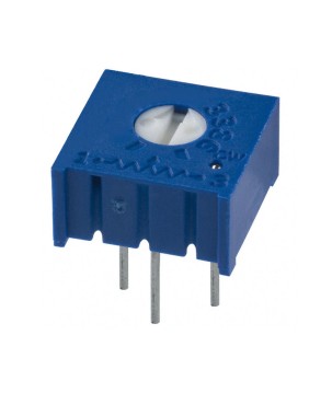 TRIMMER - 3386P201. Potentiometer acodado monovuelta of 0,5W  and 0,2KΩ