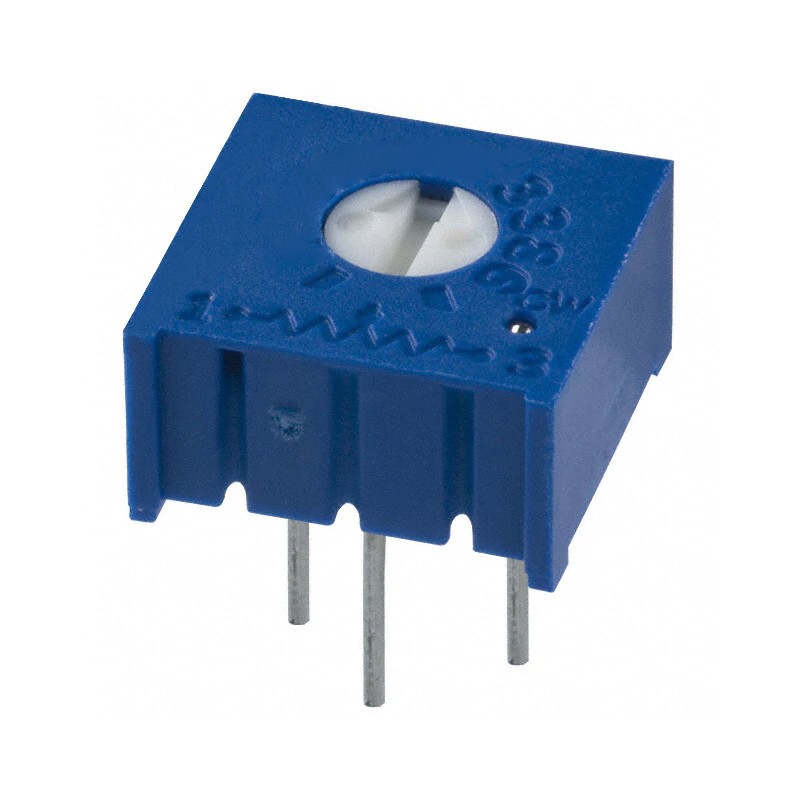 TRIMMER - 3386P105.Potentiometer  gewinkelt ein-wendel-potentiometer von 0,5W  und  1000KΩ