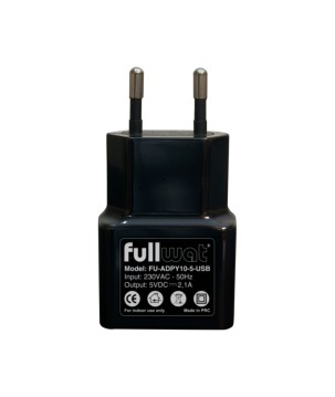 FULLWAT - FU-ADPY10-5-USB. Adaptador de tensión AC/DC de 10W. 5 Vdc / 2,1A