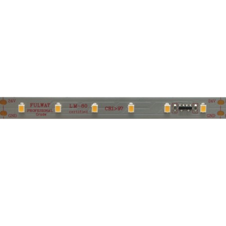 FULLWAT - CCTX-2835-BC97-X. Professional LED strip. 3000K  - Warm white - 24Vdc - 1140 Lm/m - IP20