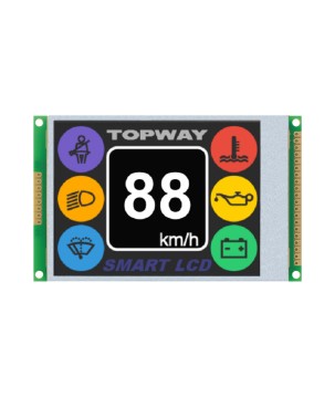 TOPWAY - LMT028DHHFWL-NBN. Ecrã LCD Gráfico TFT de cor 320 x 240. 5Vdc . Fundo Branco / Carácter RGB