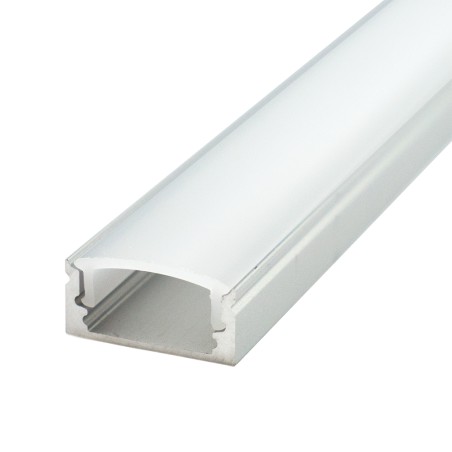 FULLWAT - ECOXM-7S-2D. Perfil de aluminio de superficie anodizado - 2000mm - IP40