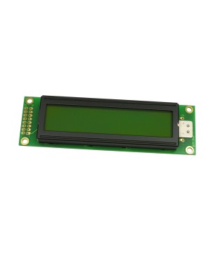 TOPWAY - LMB202DBC. LCD-Anzeige Alphanumerisch. 2 x 20. 5Vdc . Hintergrund Gelb / Grün / Zeichen Grau