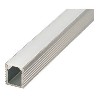 FULLWAT - ECOXM-MINI3-2D.  Profil de surface en aluminium  anodisé - 2000mm - IP40