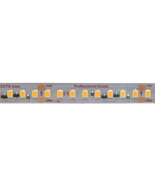 FULLWAT -  CCTX-2835P-BH-2X. Fita LED  performance máxima. Branco extra quente- 2700K- 24Vdc- 3704 Lm/m- IP20