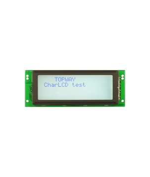 TOPWAY - LMB204CDC. LCD-Anzeige Alphanumerisch. 4 x 20. 3Vdc . Hintergrund Weiß / Zeichen Grau