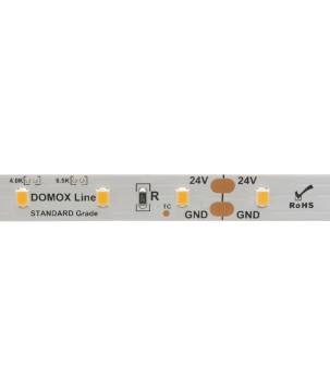 FULLWAT - DOMOX-2835-23-HGPX. Ruban led standard. 2300K - Blanc extra chaud - 24Vdc - 1140 Lm/m - IP20