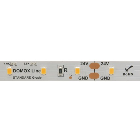 FULLWAT - DOMOX-2835-23-HGPX. Ruban led standard. 2300K - Blanc extra chaud - 24Vdc - 1140 Lm/m - IP20